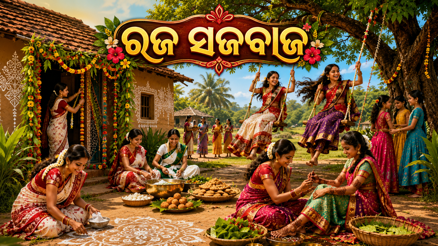 ରଜ ସଜବାଜ : ଓଡ଼ିଆ ସଂସ୍କୃତି, ପରମ୍ପରା ଓ ଆନନ୍ଦର ପ୍ରଥମ ପର୍ବ