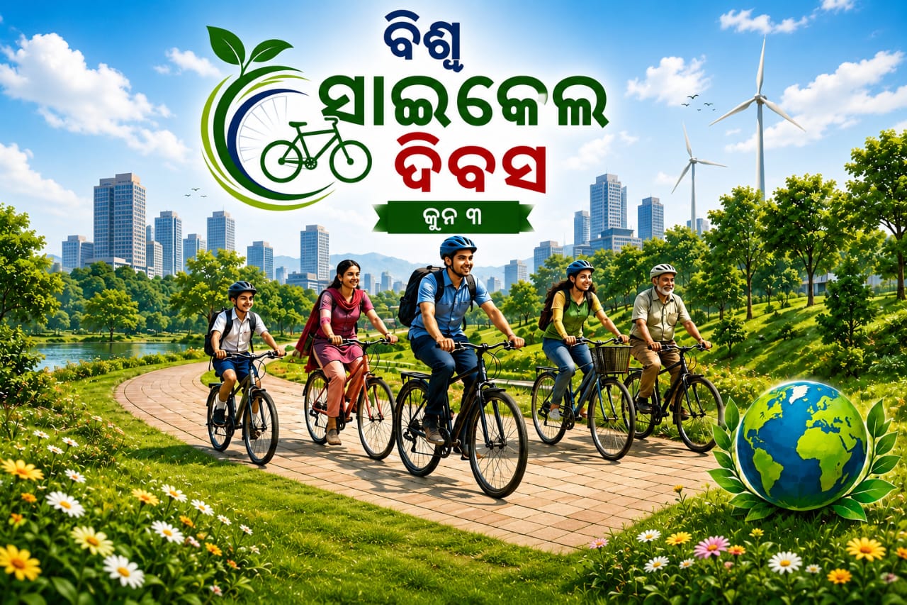ବିଶ୍ୱ ସାଇକେଲ ଦିବସ: ସୁସ୍ଥ ଜୀବନ, ସବୁଜ ପୃଥିବୀ ଓ ସଫଳ ଭବିଷ୍ୟତର ଚାବିକାଠି