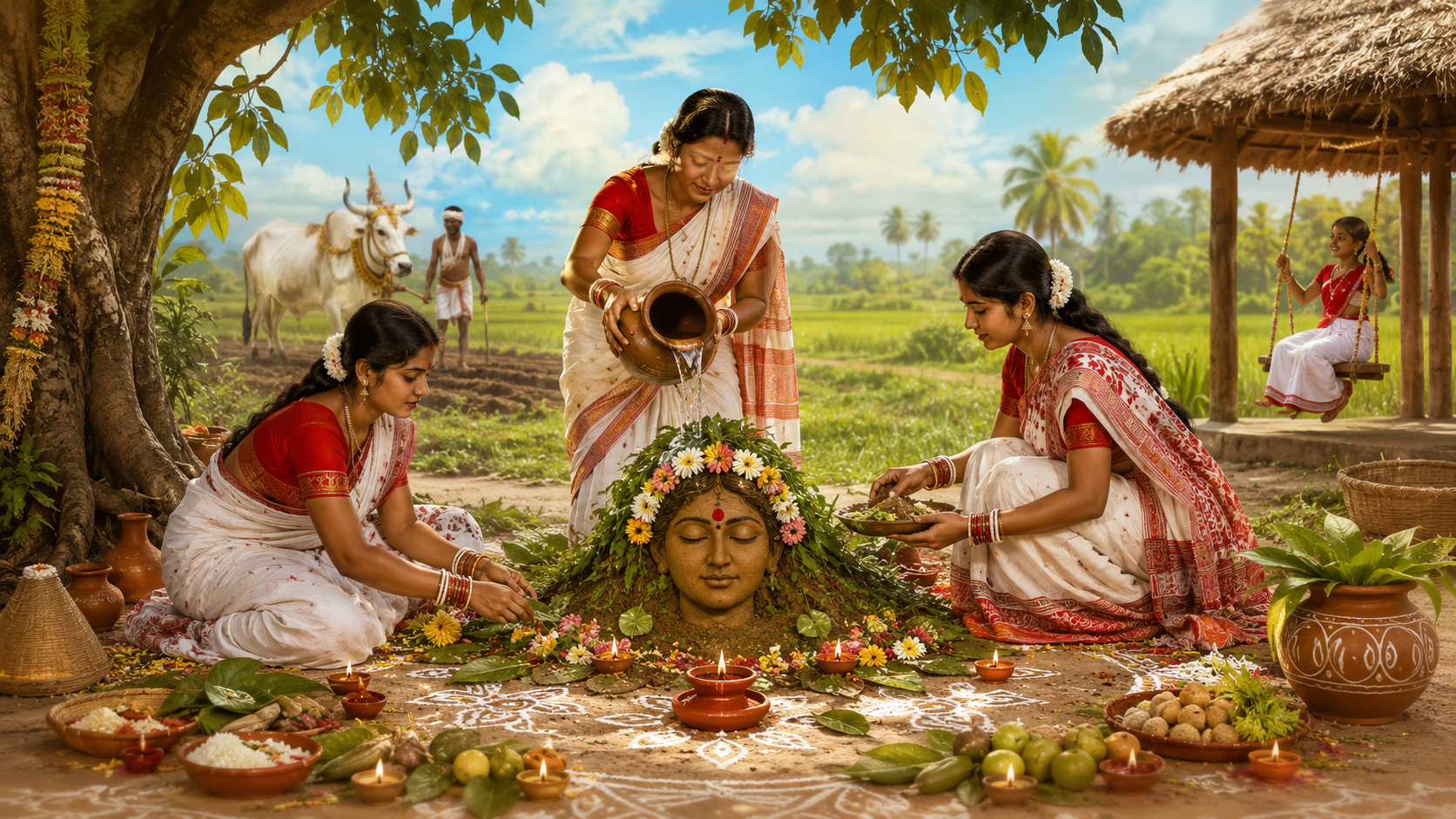 ବସୁମତୀ ସ୍ନାନ : ଓଡ଼ିଆ ସଂସ୍କୃତି, ପରମ୍ପରା, କୃଷି ଓ ପ୍ରକୃତିପ୍ରେମର ଜୀବନ୍ତ ପ୍ରତୀକ