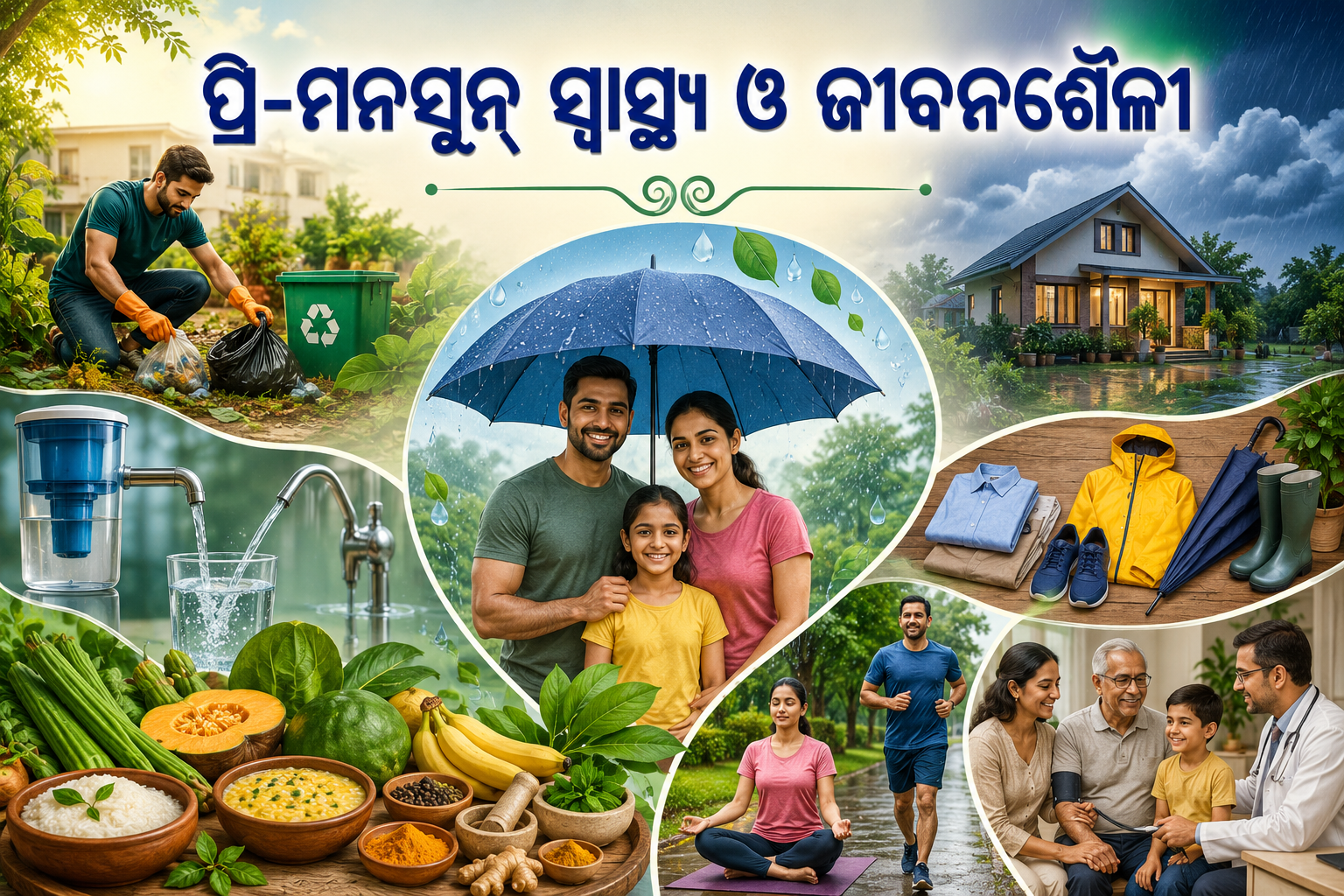 ପ୍ରି-ମନସୁନ୍ ସ୍ୱାସ୍ଥ୍ୟ ଓ ଜୀବନଶୈଳୀ 